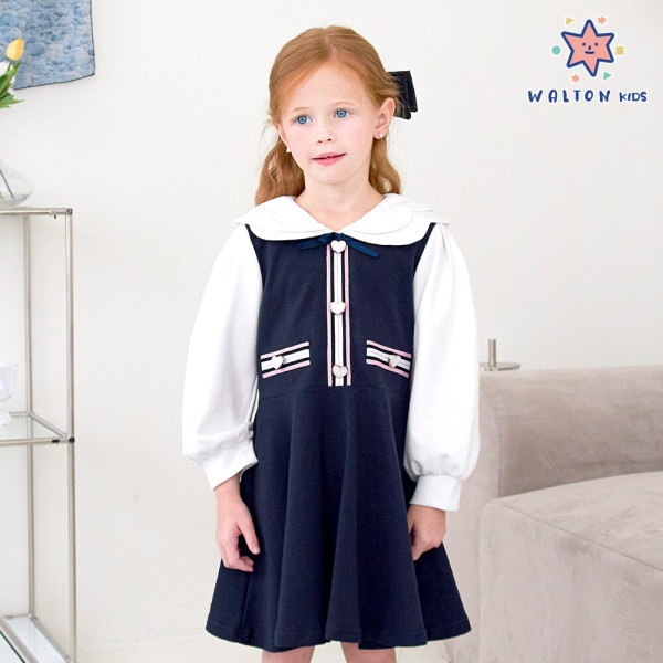 端正なプレッピーワンピース 端正なプレッピーワンピース