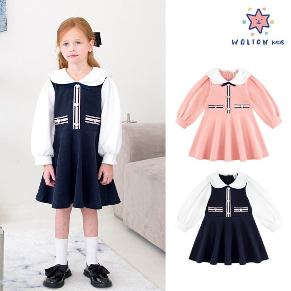 端正なプレッピーワンピース 端正なプレッピーワンピース