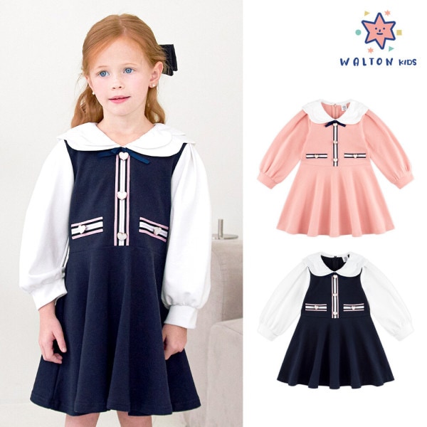 端正なプレッピーワンピース 端正なプレッピーワンピース