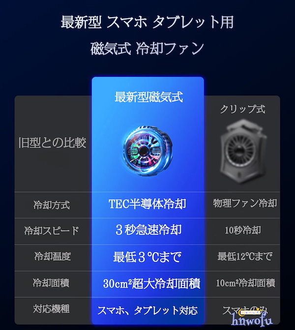 Qoo10] スマホ 冷却ファン スマホ 冷却クーラー
