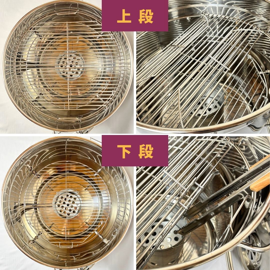 【単品】業務用 焼き芋機 壺いらず ステンレス軽量 副業スターターキット 蜜焼き芋マニュアル付・1年保証・特許技術