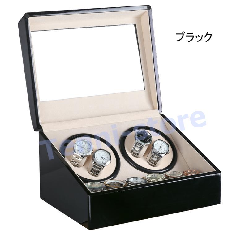 ワインディングマシーンウォッチワインダー 4本巻き+6本収納 自動巻き時計ワインディングマシーン 日本製 マブチモーター ワインディングマシーンウォッチワインダー 4本巻き+6本収納 自動巻き時計ワインディングマシーン 日本製 マブチモーター