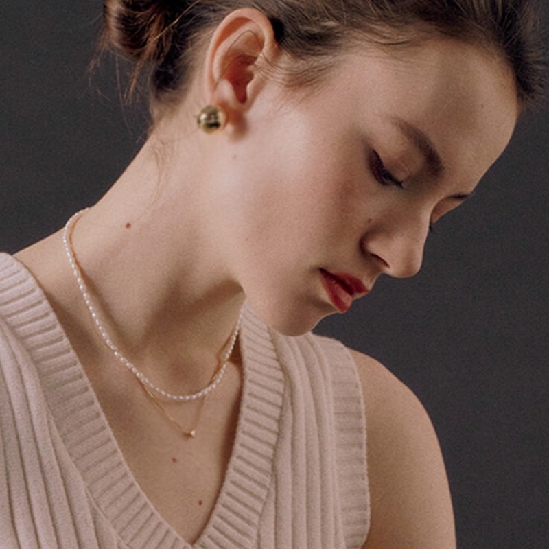 bts v着用 Be Love Pearl Necklace bts v着用 Be Love Pearl Necklace