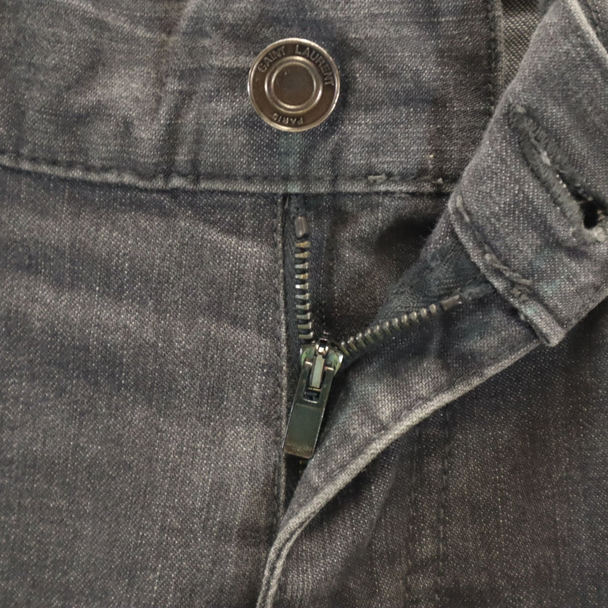 SAINT LAURENT サンローラン 日本製 デニムパンツ w29 グレー メンズ 古着