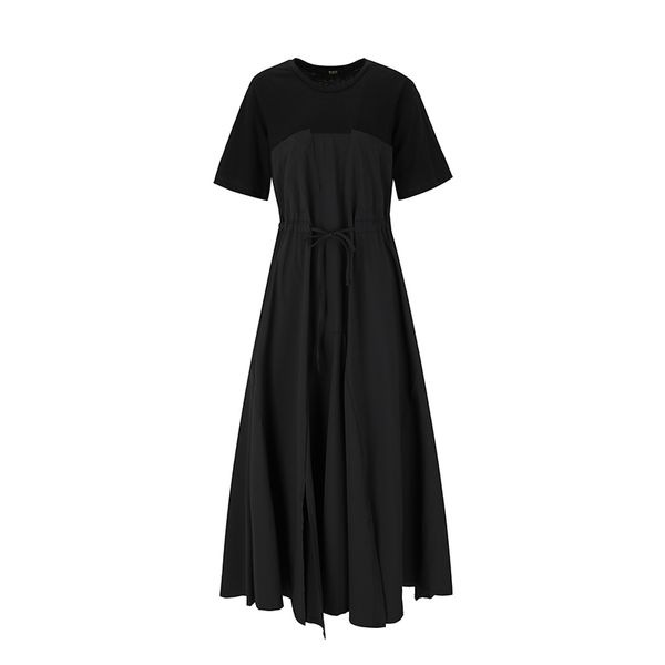 (ニューヨーク訪問)ウエストストリングミックスロングドレス(VY7OP12) (ニューヨーク訪問)ウエストストリングミックスロングドレス(VY7OP12)