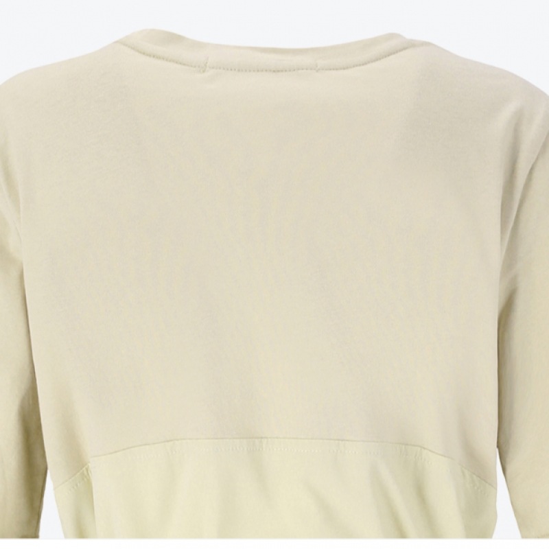 (ニューヨーク訪問)ウエストストリングミックスロングドレス(VY7OP12) (ニューヨーク訪問)ウエストストリングミックスロングドレス(VY7OP12)