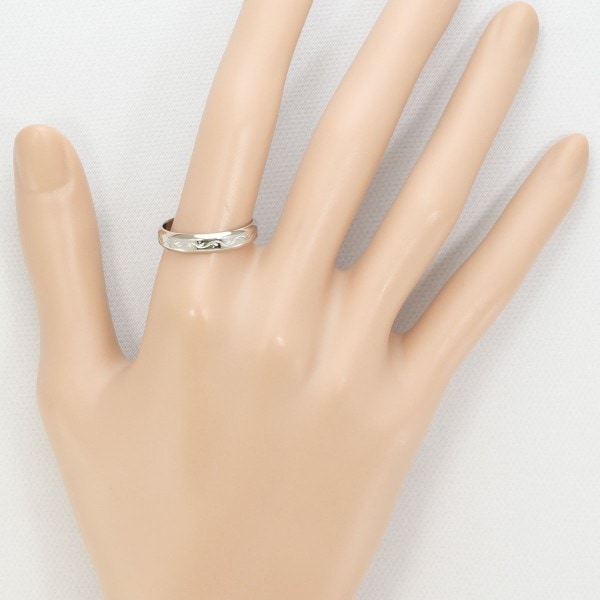 PT950 K18WG リング 指輪 16号 サファイア 総重量約4.6g ジュエリー 中古