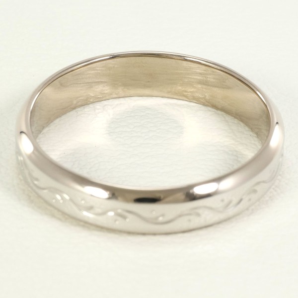 PT950 K18WG リング 指輪 16号 サファイア 総重量約4.6g ジュエリー 中古