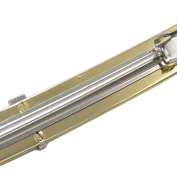 エルメス HERMES バレッタ アイリーン GM GP メタル ゴールドXシルバー