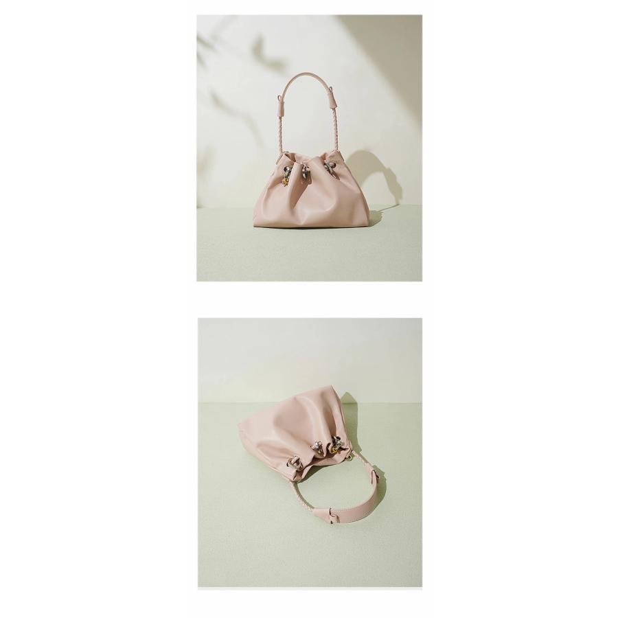 出荷が迅速である 独占販売 本革 ハンドバッグ レディース ショルダーバッグ 巾着バッグ 手提げ 肩掛け 斜めがけ バッグ レザーバッグ 通勤バッグ 牛革 大人 小さめ カバン 大人可愛い おし 本日