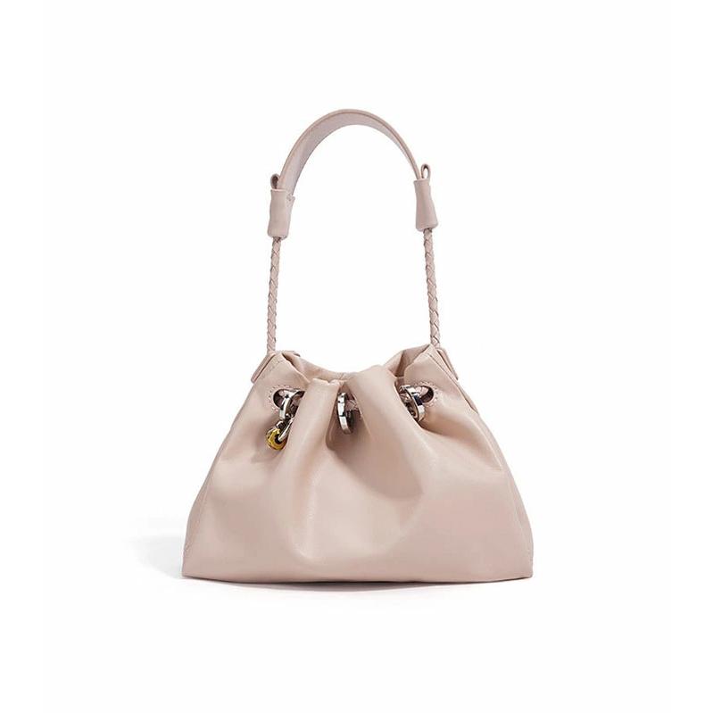 出荷が迅速である 独占販売 本革 ハンドバッグ レディース ショルダーバッグ 巾着バッグ 手提げ 肩掛け 斜めがけ バッグ レザーバッグ 通勤バッグ 牛革 大人 小さめ カバン 大人可愛い おし 本日