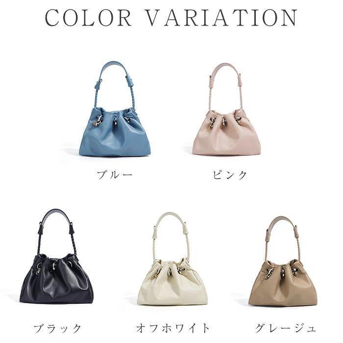 出荷が迅速である 独占販売 本革 ハンドバッグ レディース ショルダーバッグ 巾着バッグ 手提げ 肩掛け 斜めがけ バッグ レザーバッグ 通勤バッグ 牛革 大人 小さめ カバン 大人可愛い おし 本日