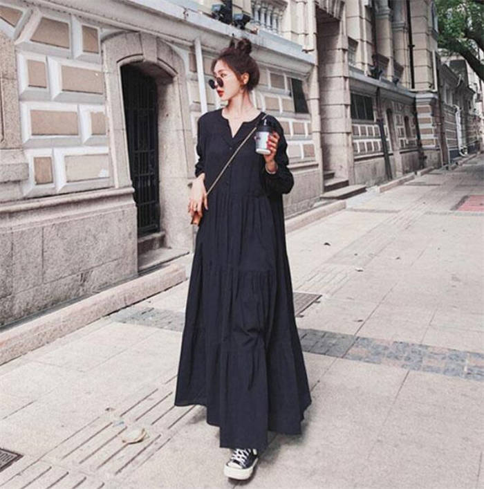 ワンピース レディース ロング ワンピース ロング丈 マキシ丈 長袖 ロング ワンピ 無地 体型カバー ゆったり ゆるっとワンピース シンプル ロングワンピ かわいい 春 夏 秋 大きいサイズ カジュ ワンピース レディース ロング ワンピース ロング丈 マキシ丈 長袖 ロング ワンピ 無地 体型カバー ゆったり ゆるっとワンピース シンプル ロングワンピ かわいい 春 夏 秋 大きいサイズ カジュ