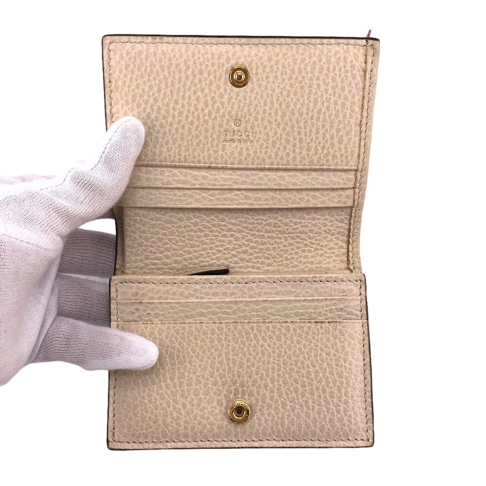 658610 コンパクトウォレット GGマーモント PVC 二つ折り財布 ブラウン レディース ブランド