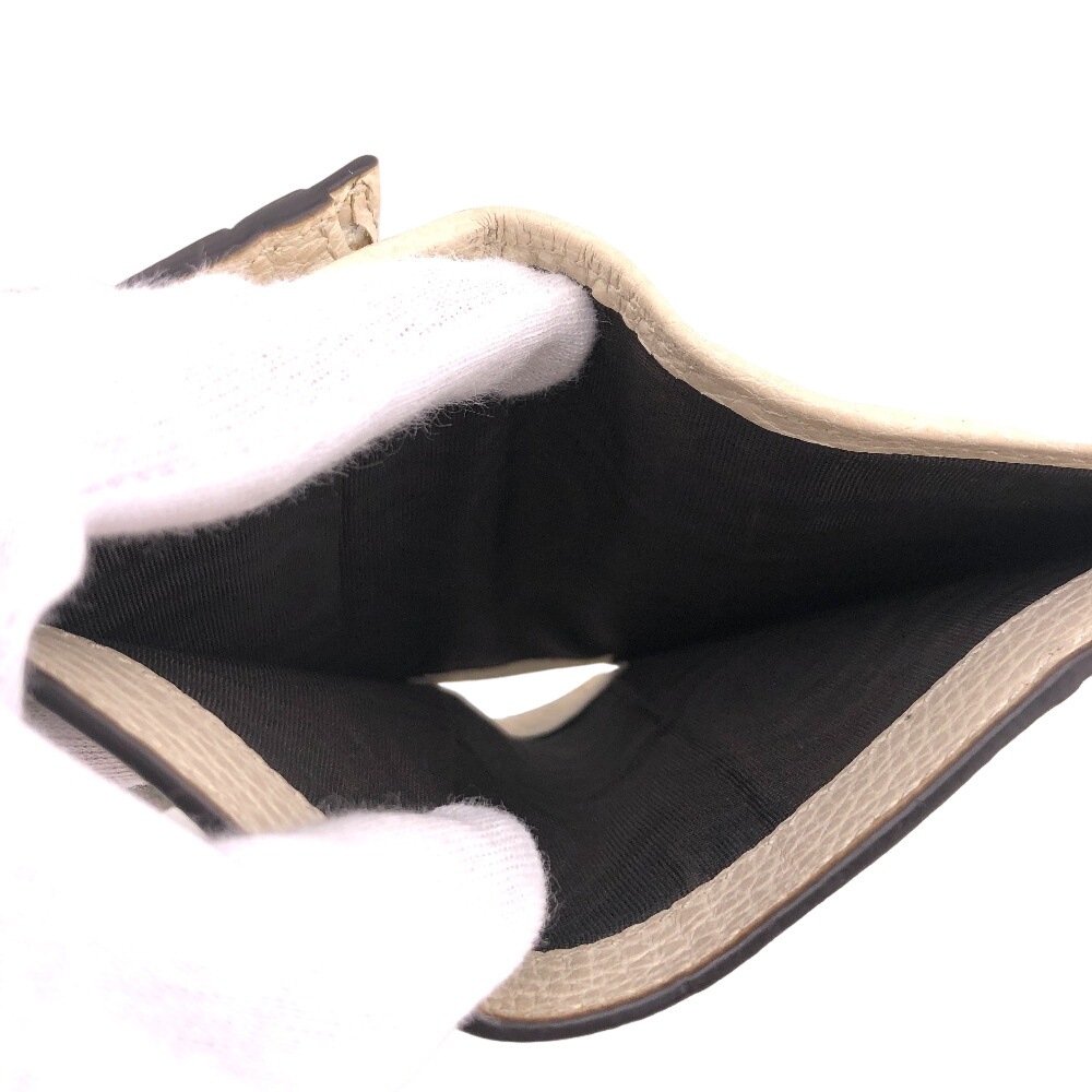 658610 コンパクトウォレット GGマーモント PVC 二つ折り財布 ブラウン レディース ブランド