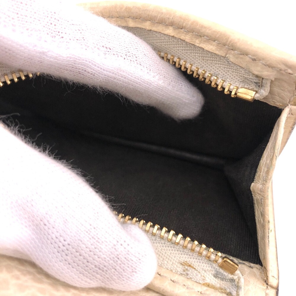 658610 コンパクトウォレット GGマーモント PVC 二つ折り財布 ブラウン レディース ブランド