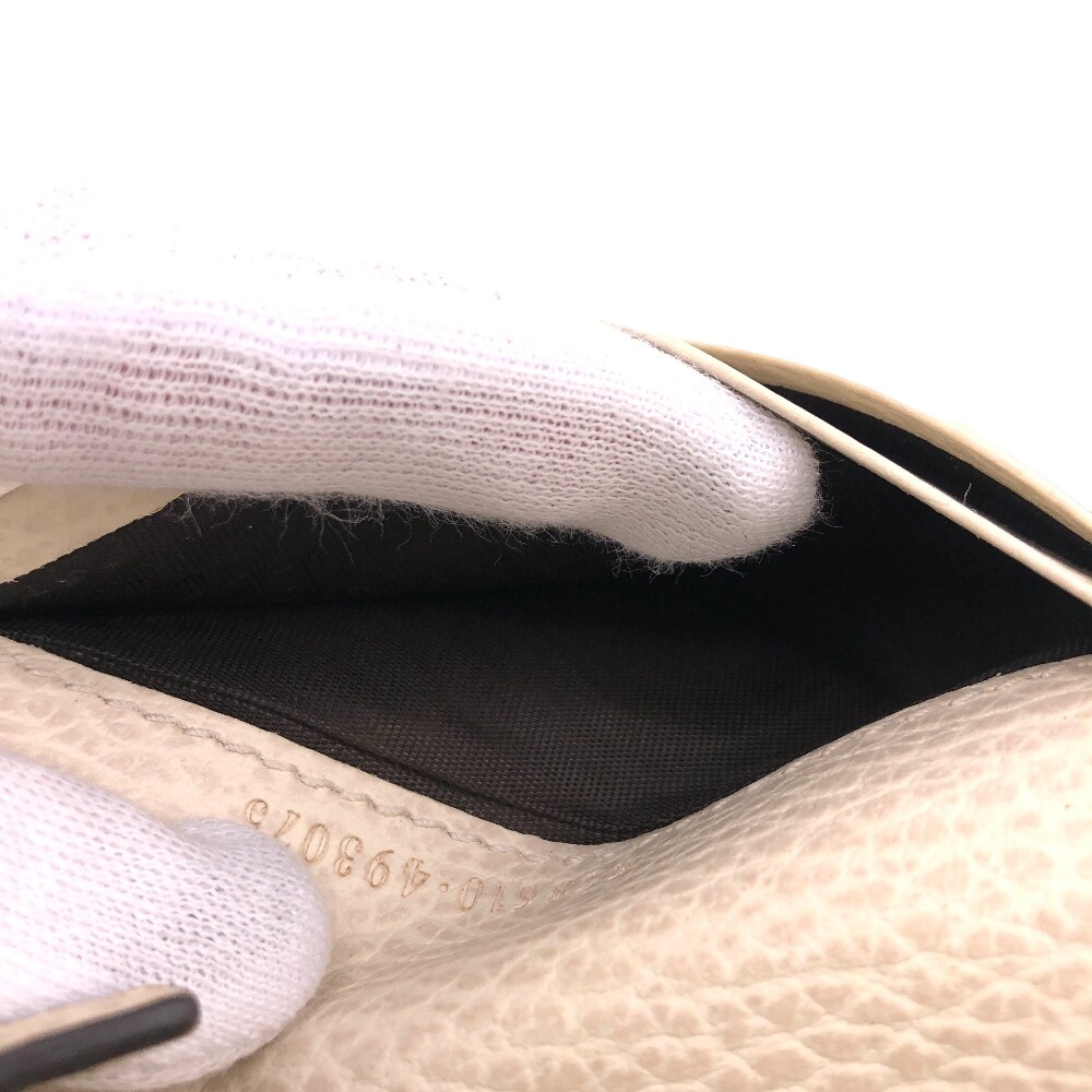 658610 コンパクトウォレット GGマーモント PVC 二つ折り財布 ブラウン レディース ブランド