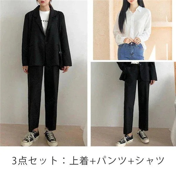 3点セット 卒園式 ビジネススーツ 通勤 フォーマル 入園式 パンツスーツ セットアップ OL-80 入学式 着痩せ 洗える レディース リクルートスーツ 3点セット 卒園式 ビジネススーツ 通勤 フォーマル 入園式 パンツスーツ セットアップ OL-80 入学式 着痩せ 洗える レディース リクルートスーツ