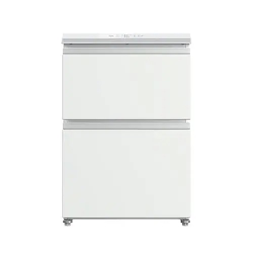 AQUA AQF-DFA15R(W) ファン式冷凍庫 2ドア 引き出しタイプ 145L サテンホワイト