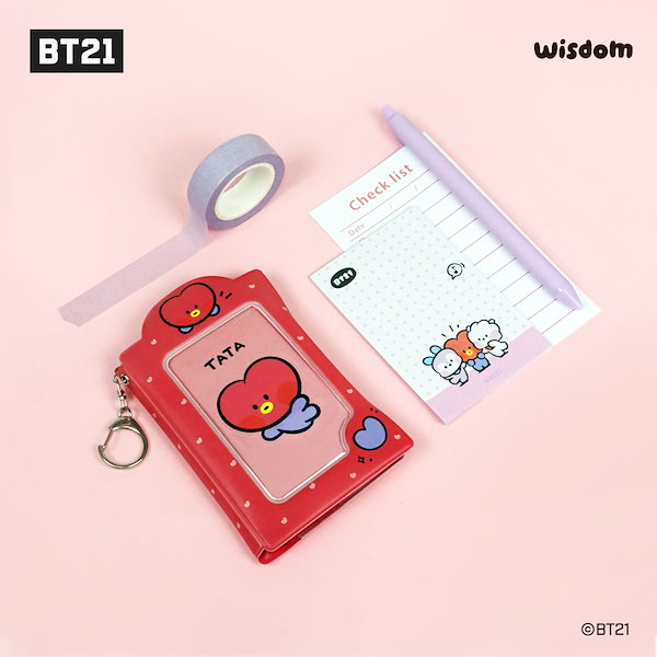 Qoo10] BT21 トレカケース フォトカードホルダー キー