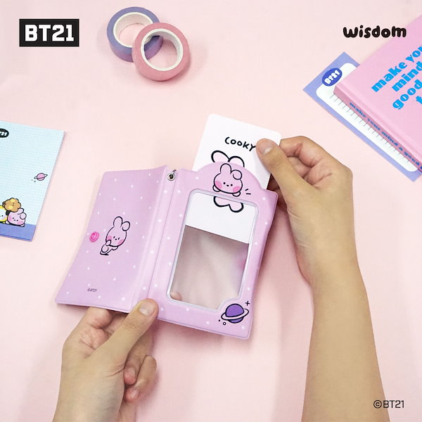 Qoo10] BT21 トレカケース フォトカードホルダー キー