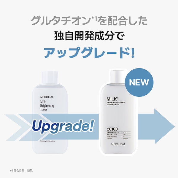 MEDIHEAL ミルク ブライトニング トナー セラム クリーム セット [正規
