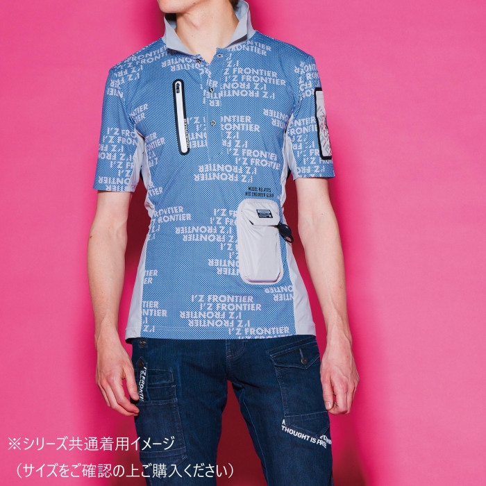 アイズフロンティア 冷却ペルチェ専用半袖ポロシャツ 97 B.G.キャラクター M 125P アイズフロンティア 冷却ペルチェ専用半袖ポロシャツ 97 B.G.キャラクター M 125P