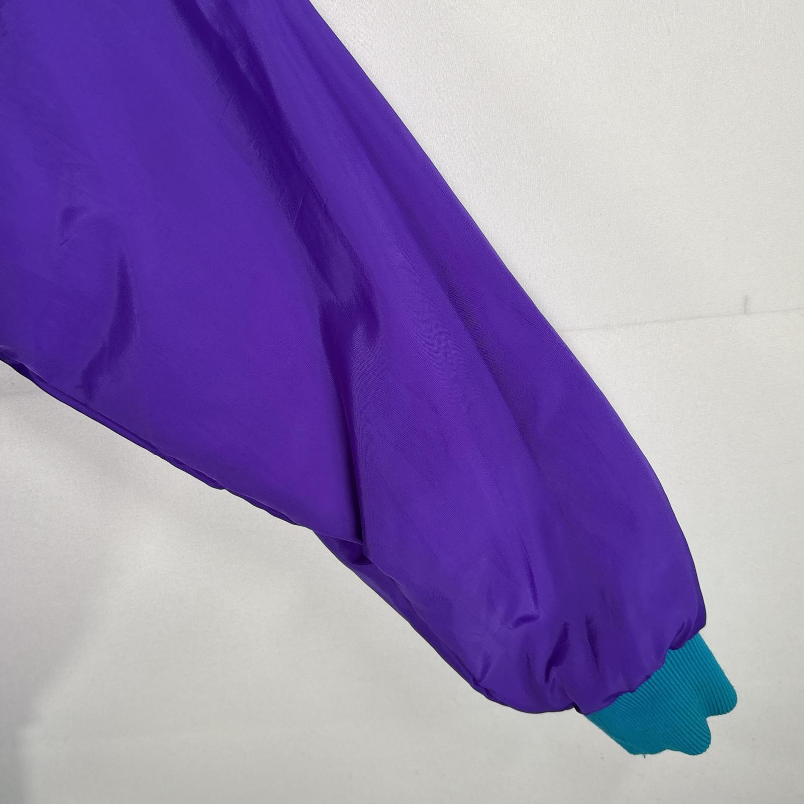 古着 90s/90年代 中綿ナイロンジャケット リバーシブル 大きいサイズ ワンポイントロゴ XL グリーン系 メンズ 古着 90s/90年代 中綿ナイロンジャケット リバーシブル 大きいサイズ ワンポイントロゴ XL グリーン系 メンズ