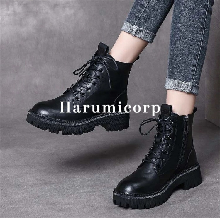 【即納125】本革 ブーツ レディース 裏起毛 厚底 ショートブーツ 編み上げ レザー レースアップブーツ 幅広 シューズ 靴 くつ 軽量 美脚 きれいめ おしゃれ 大きい 小さいサイズ 脚長 婦人靴 【即納125】本革 ブーツ レディース 裏起毛 厚底 ショートブーツ 編み上げ レザー レースアップブーツ 幅広 シューズ 靴 くつ 軽量 美脚 きれいめ おしゃれ 大きい 小さいサイズ 脚長 婦人靴