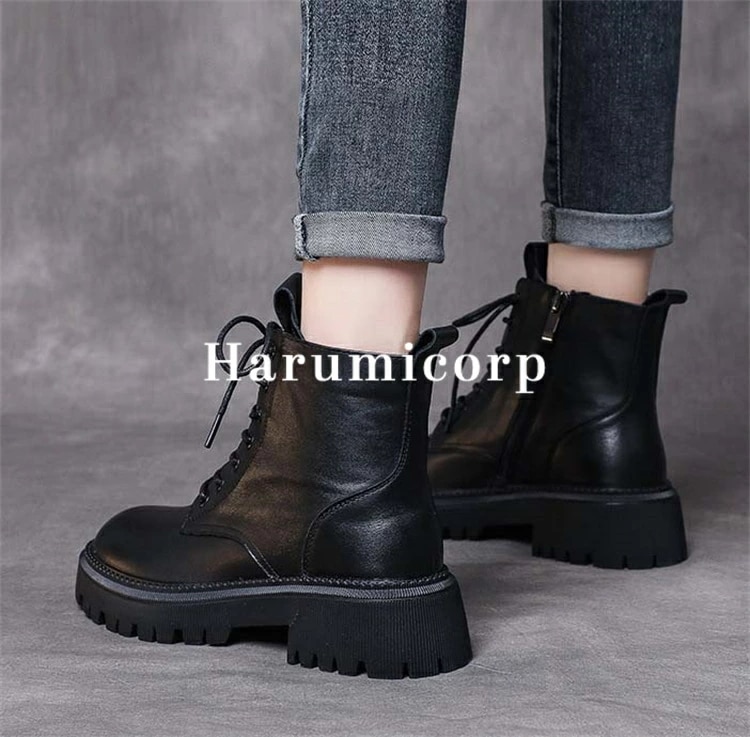 【即納125】本革 ブーツ レディース 裏起毛 厚底 ショートブーツ 編み上げ レザー レースアップブーツ 幅広 シューズ 靴 くつ 軽量 美脚 きれいめ おしゃれ 大きい 小さいサイズ 脚長 婦人靴 【即納125】本革 ブーツ レディース 裏起毛 厚底 ショートブーツ 編み上げ レザー レースアップブーツ 幅広 シューズ 靴 くつ 軽量 美脚 きれいめ おしゃれ 大きい 小さいサイズ 脚長 婦人靴