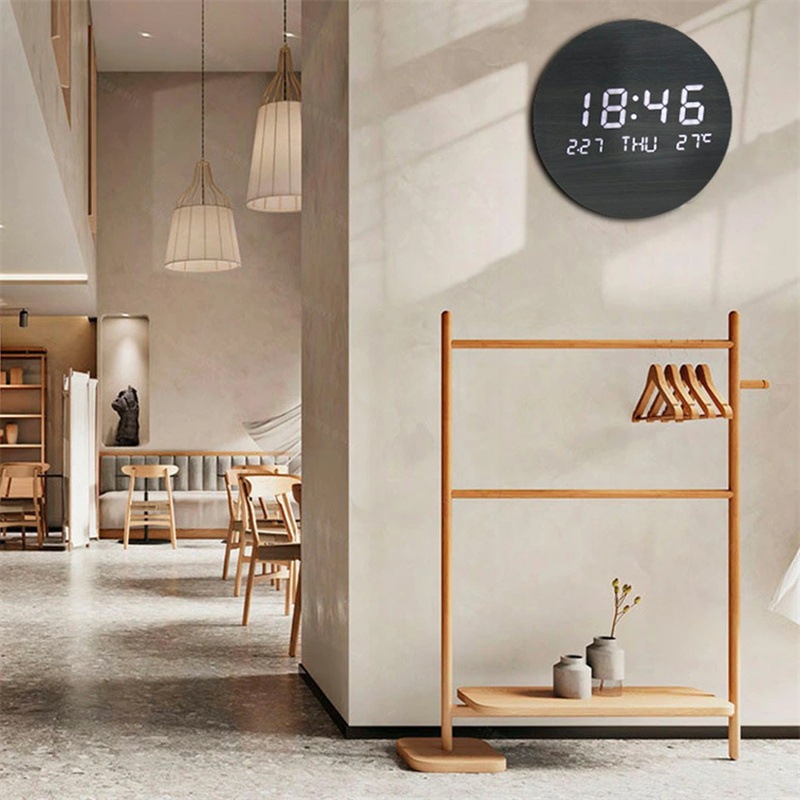 掛け時計 時計 壁掛け時計 LED 無線長時間航続 掛け時計 夜の光時計おしゃれ クロック 北欧風 デジタル電子時計 自動点灯 夜の光時計 夜でも見える 壁に掛ける 壁掛け 省エネ おしゃれ プレゼン