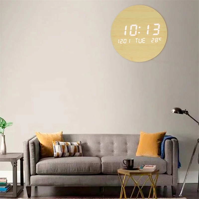 掛け時計 時計 壁掛け時計 LED 無線長時間航続 掛け時計 夜の光時計おしゃれ クロック 北欧風 デジタル電子時計 自動点灯 夜の光時計 夜でも見える 壁に掛ける 壁掛け 省エネ おしゃれ プレゼン
