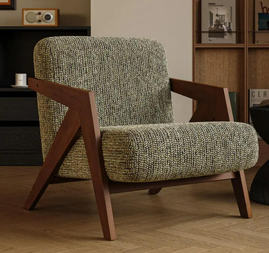 コーヒーチェア無垢材ラウンジチェアハイクリックモダンスタイル新しい到着リビングルームベッドルームアームチェア コーヒーチェア無垢材ラウンジチェアハイクリックモダンスタイル新しい到着リビングルームベッドルームアームチェア