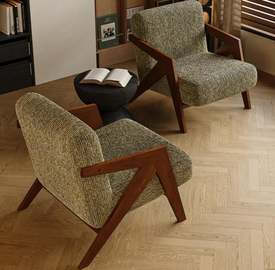 コーヒーチェア無垢材ラウンジチェアハイクリックモダンスタイル新しい到着リビングルームベッドルームアームチェア コーヒーチェア無垢材ラウンジチェアハイクリックモダンスタイル新しい到着リビングルームベッドルームアームチェア