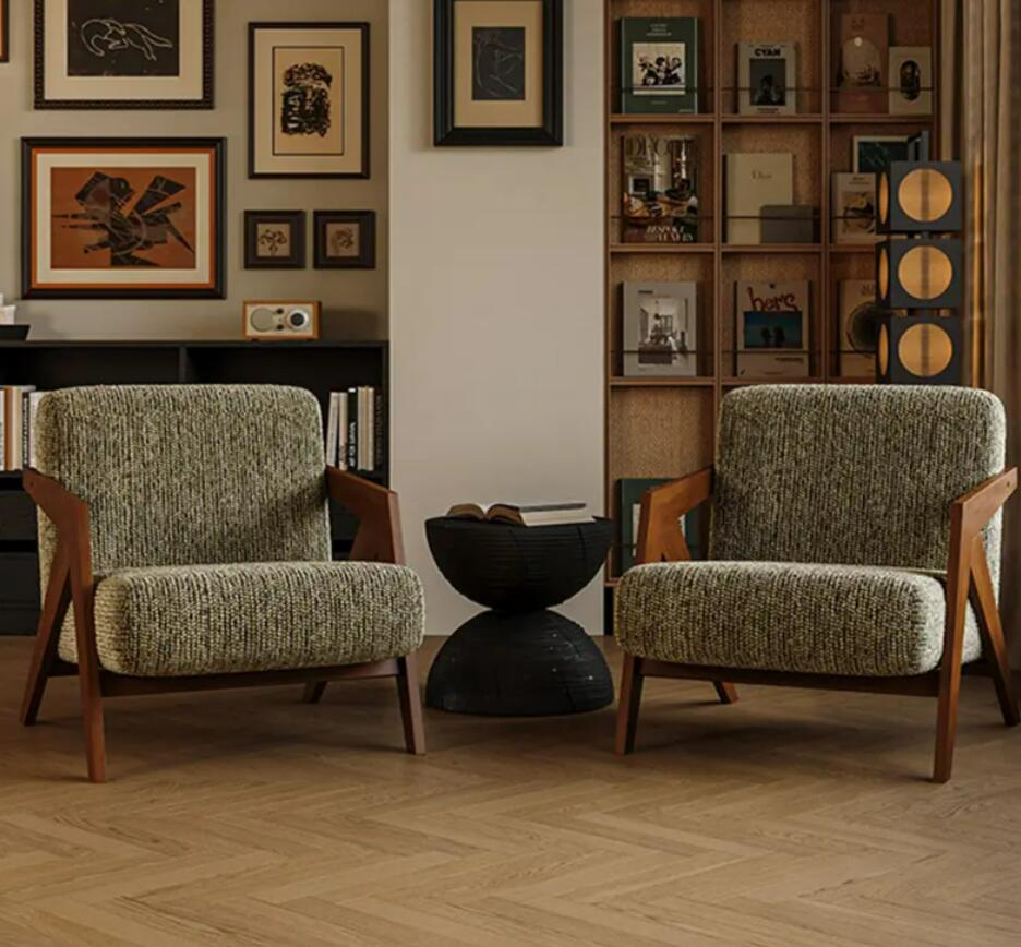 コーヒーチェア無垢材ラウンジチェアハイクリックモダンスタイル新しい到着リビングルームベッドルームアームチェア コーヒーチェア無垢材ラウンジチェアハイクリックモダンスタイル新しい到着リビングルームベッドルームアームチェア