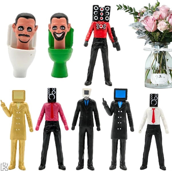 Qoo10] Skibidi トイレ アクション フィ