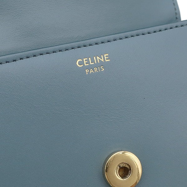 Qoo10] CELINE ミニ ブザス キュイル トリオンフ ブル