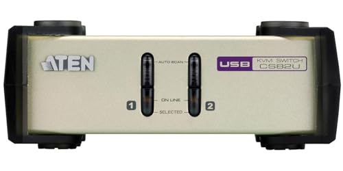 ATEN 2ポート デュアルインターフェースKVM CS82U ATEN 2ポート デュアルインターフェースKVM CS82U