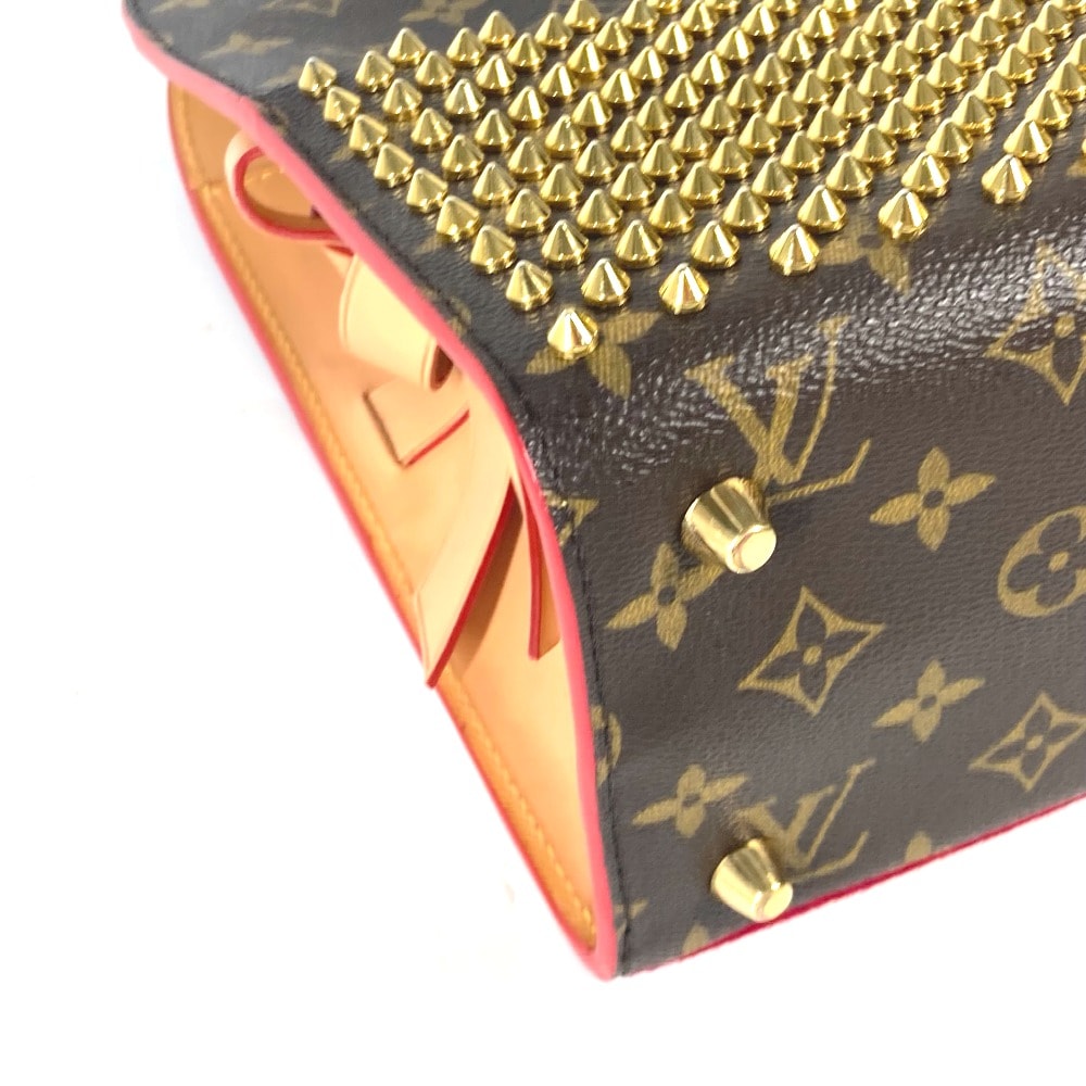 ハンドバッグ M41234 アイコノクラスト クリスチャンルブタンコラボ モノグラム スタッズ カバン トートバッグ モノグラムキャンバス ブラウン