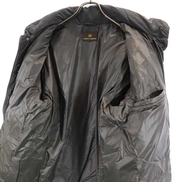 長袖 ダウンジャケット L ブラウン系 メンズ