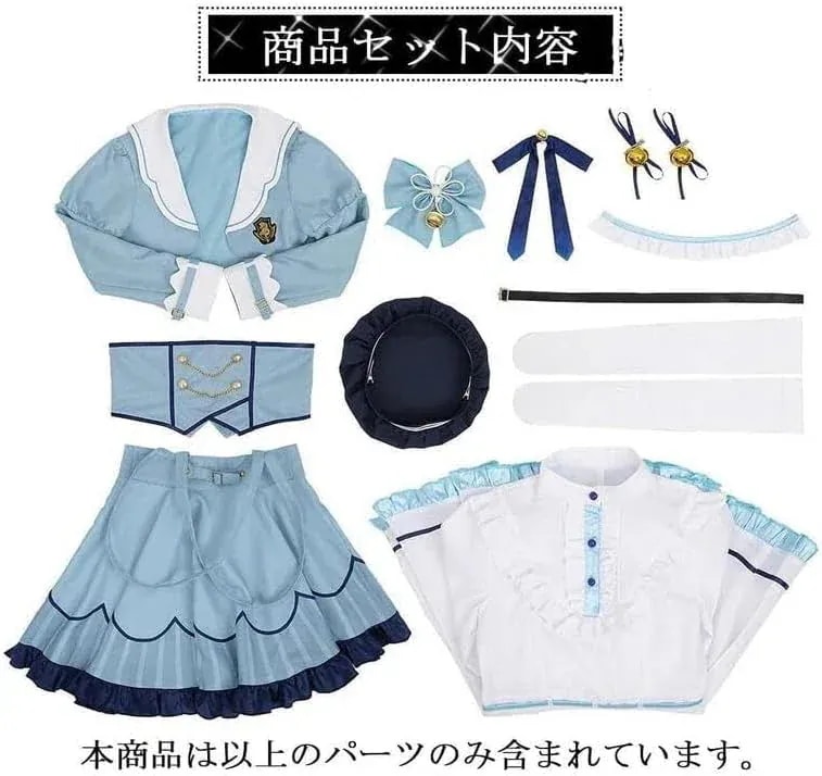 【3日で出荷】バーチャルYouTuber 天宮こころ コスプレ 衣装 あまみやこころ コスプレ衣装 にじさんじ コスプレ VTuber ハロウィン 衣装 コスプレ衣装＋帽子付き ウィッグ靴追可