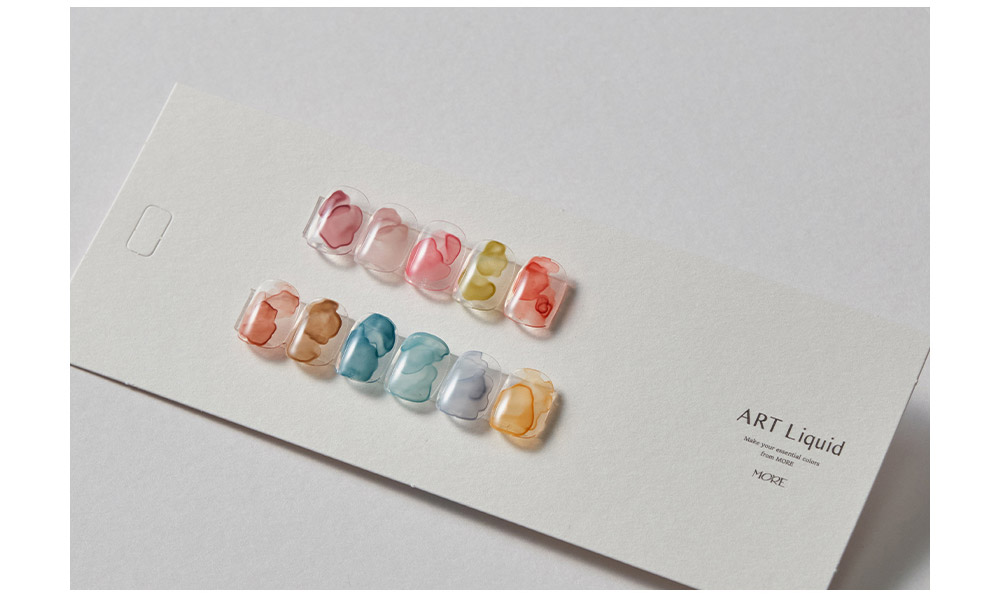 [MOREgel ] [10色 SET ] ART Liquid NU Autumn アートリキッドニューオータム / 水彩インク / 自然乾燥可能 / 秋色