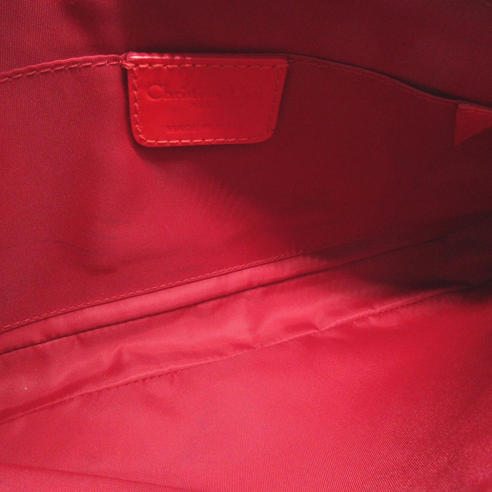 美品 クリスチャンディオール トロッター オブリーク ショルダーバッグ パテントレザー/パテントレザー レッド 0446【中古】Christian Dior ユニセックス 美品 クリスチャンディオール トロッター オブリーク ショルダーバッグ パテントレザー/パテントレザー レッド 0446【中古】Christian Dior ユニセックス