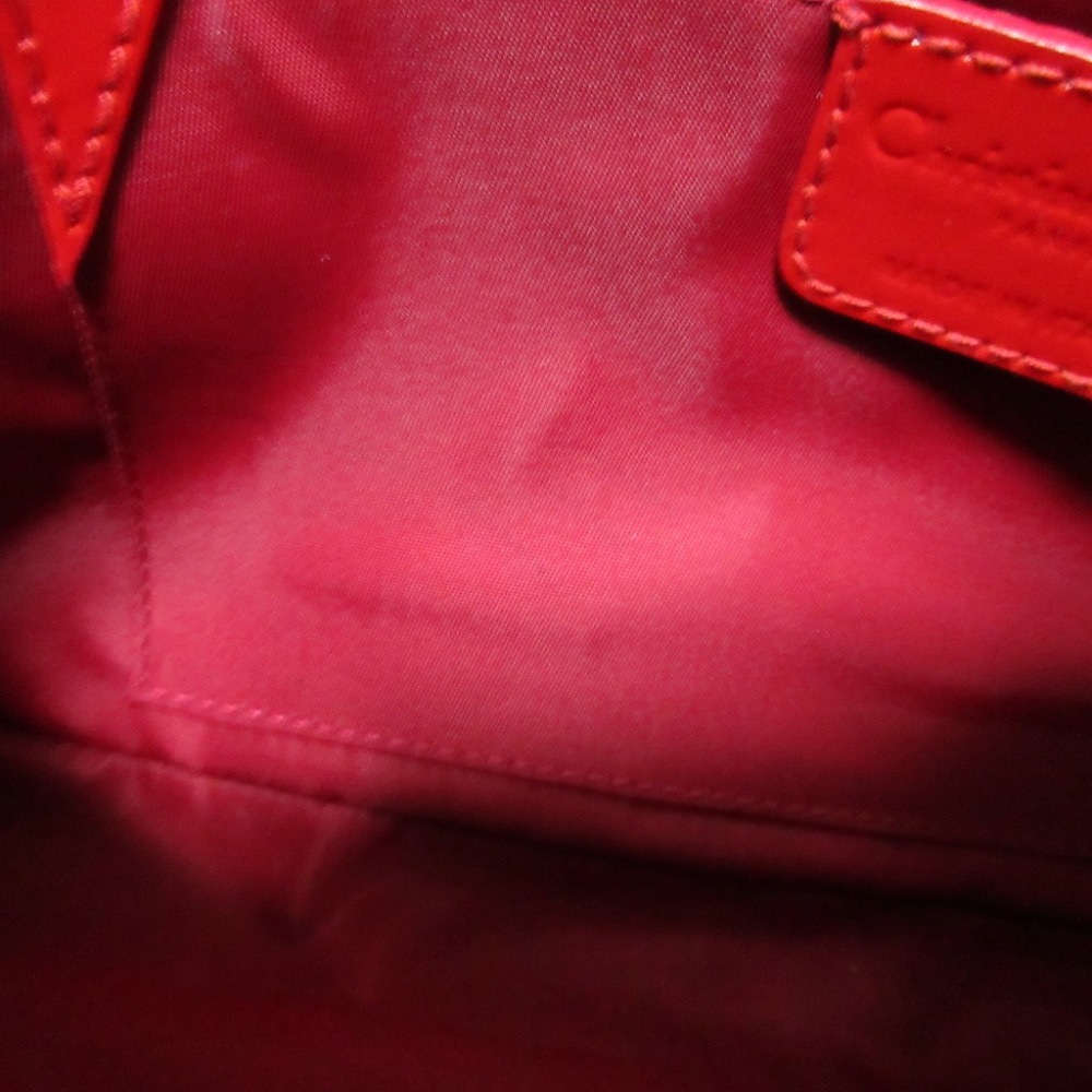 美品 クリスチャンディオール トロッター オブリーク ショルダーバッグ パテントレザー/パテントレザー レッド 0446【中古】Christian Dior ユニセックス 美品 クリスチャンディオール トロッター オブリーク ショルダーバッグ パテントレザー/パテントレザー レッド 0446【中古】Christian Dior ユニセックス