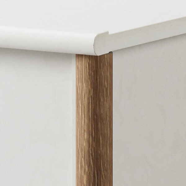 NOC-1460SH-WH ホワイト×ナチュラル シェルフ