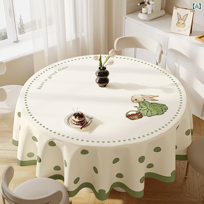 テーブルクロス おしゃれ インテリア ティー コーヒー カバー 家庭 レストラン カフェ 喫茶店 ダイニング PVC 楕円形 オーバル 防水 耐油性 洗える 油絵 楕円形 オーバル