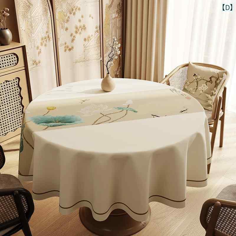 テーブルクロス おしゃれ インテリア ティー コーヒー カバー 家庭 レストラン カフェ 喫茶店 ダイニング PVC 楕円形 オーバル 防水 耐油性 洗える 油絵 楕円形 オーバル