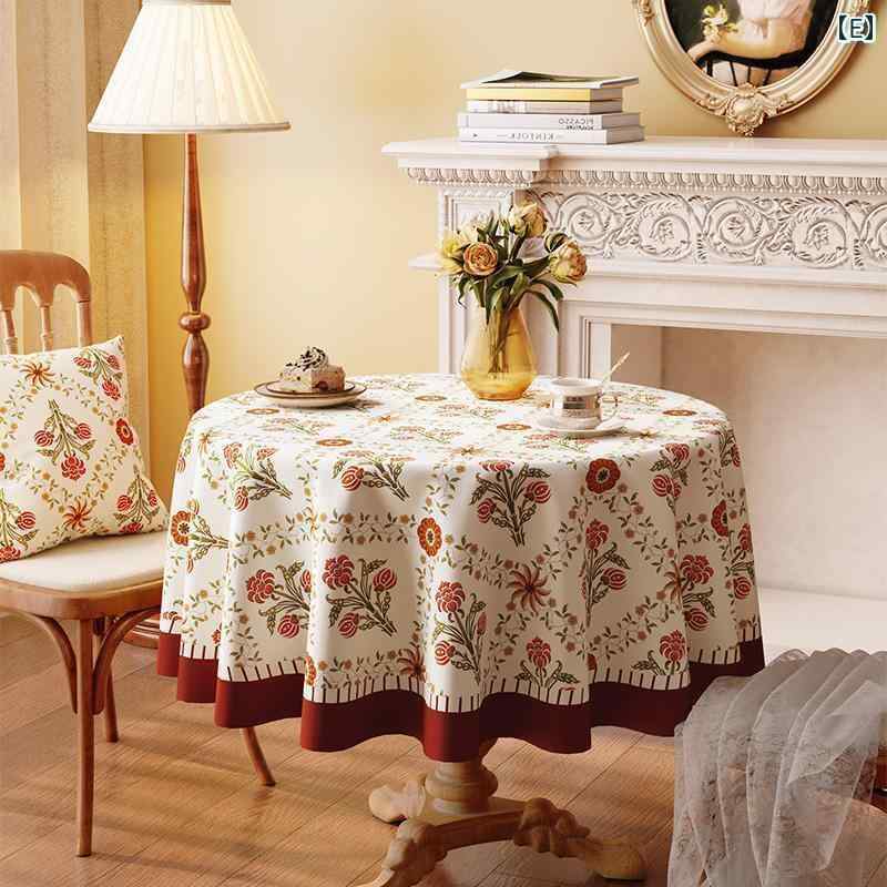 テーブルクロス おしゃれ インテリア ティー コーヒー カバー 家庭 レストラン カフェ 喫茶店 ダイニング PVC 楕円形 オーバル 防水 耐油性 洗える 油絵 楕円形 オーバル