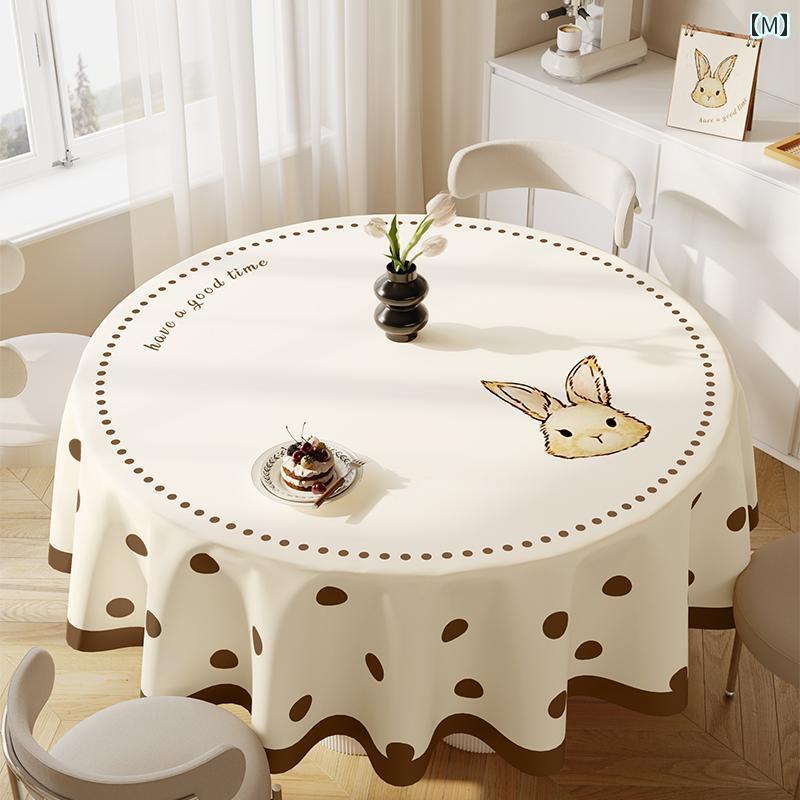 テーブルクロス おしゃれ インテリア ティー コーヒー カバー 家庭 レストラン カフェ 喫茶店 ダイニング PVC 楕円形 オーバル 防水 耐油性 洗える 油絵 楕円形 オーバル