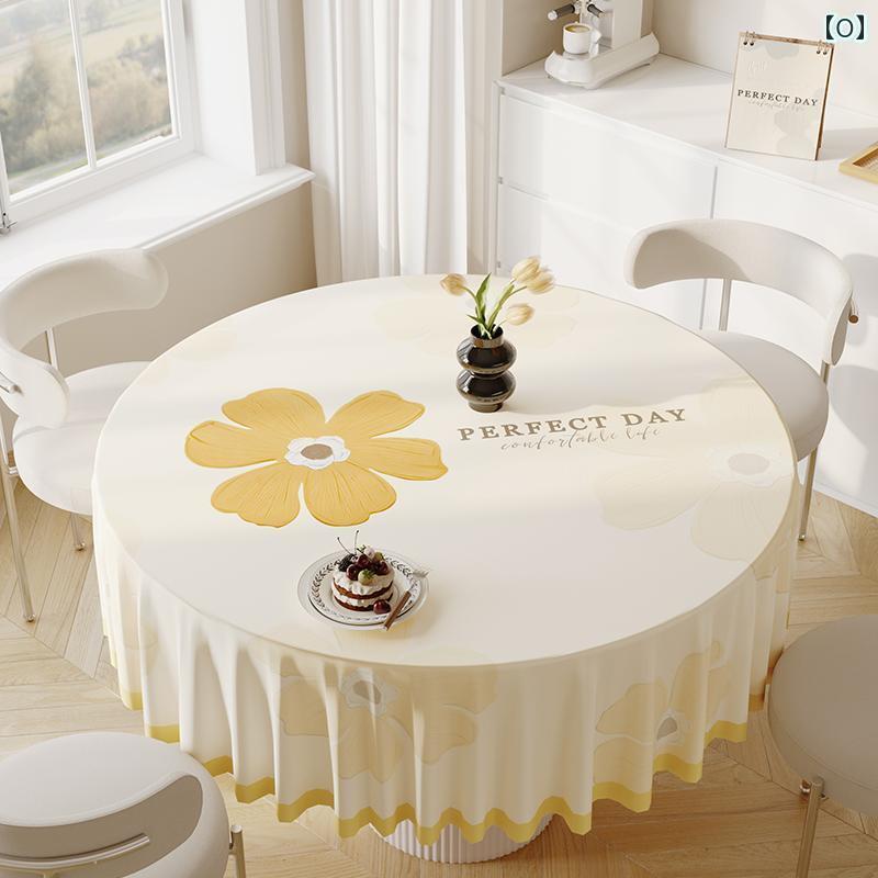 テーブルクロス おしゃれ インテリア ティー コーヒー カバー 家庭 レストラン カフェ 喫茶店 ダイニング PVC 楕円形 オーバル 防水 耐油性 洗える 油絵 楕円形 オーバル